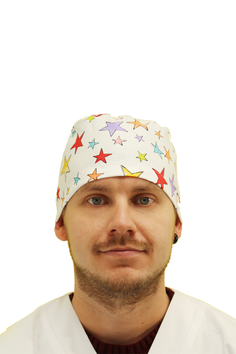 Surgical cap for short hair - Printed -zoom-