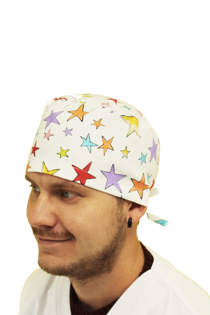 Surgical cap for short hair - Printed -zoom-