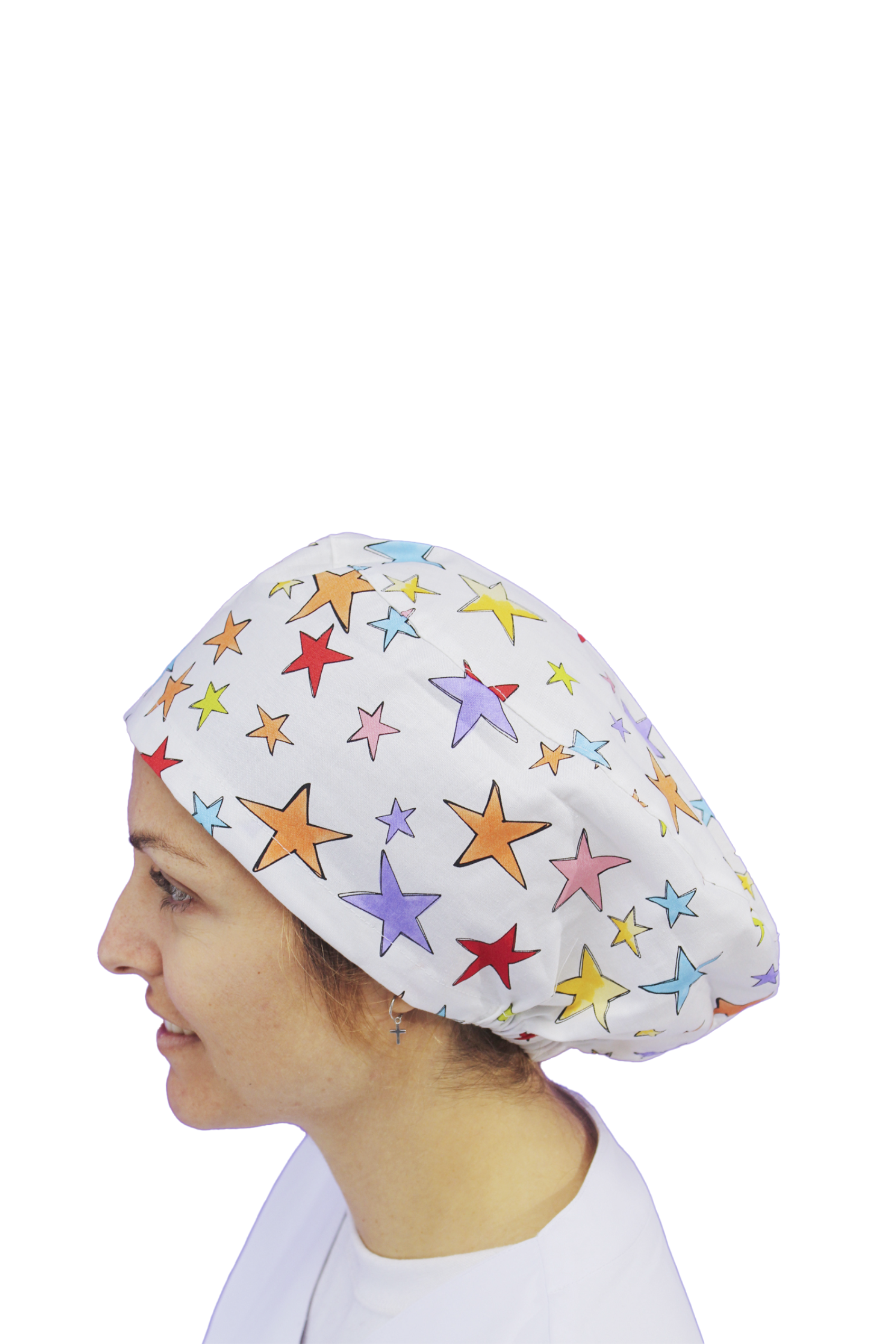 Surgical cap for long hair - Printed -76