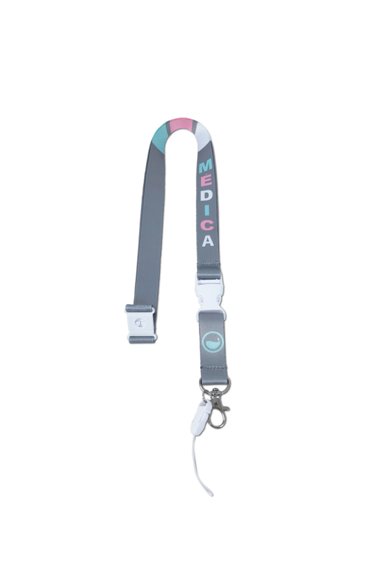 Lanyard multifunción Eighties - Médico/a-zoom-