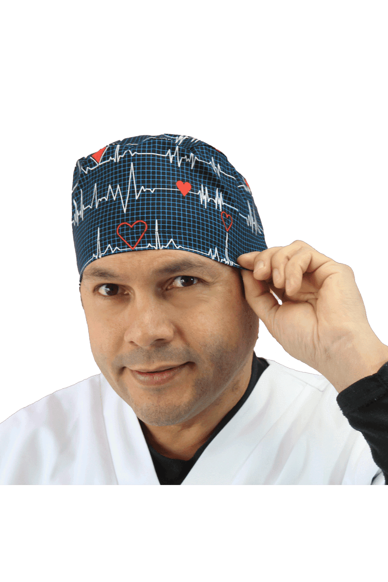 Surgical cap for short hair - Printed -zoom-