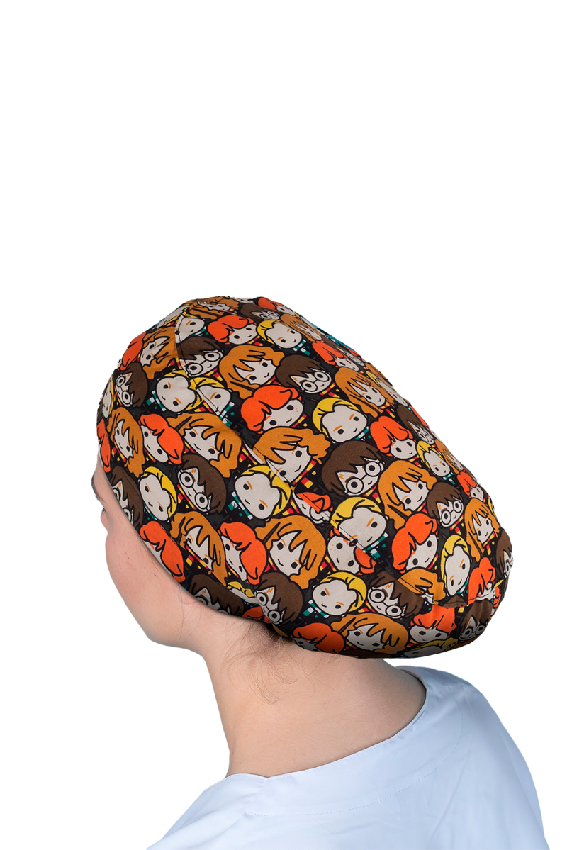 Surgical cap for long hair - Printed -zoom-