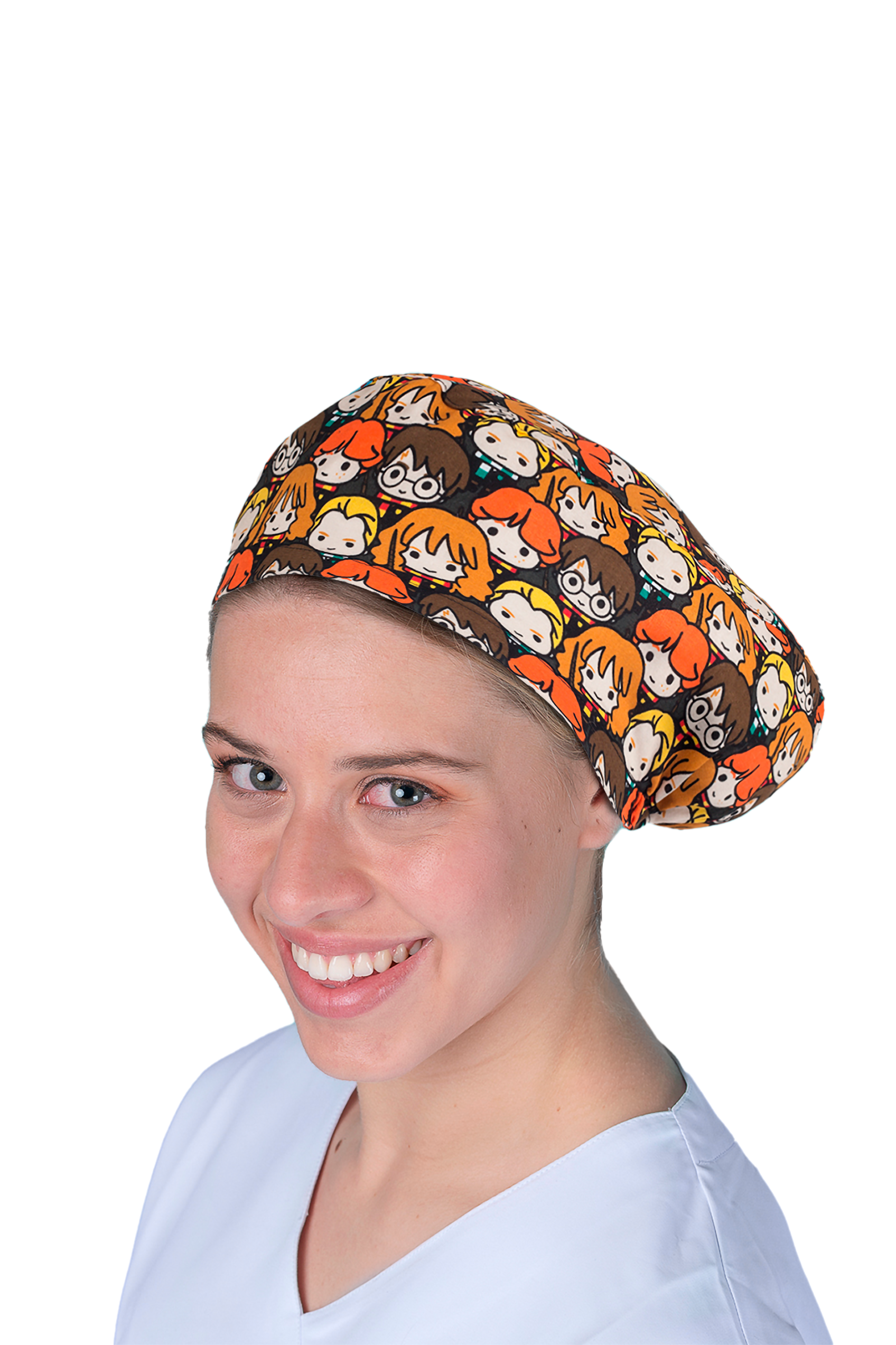 Surgical cap for long hair - Printed -zoom-72
