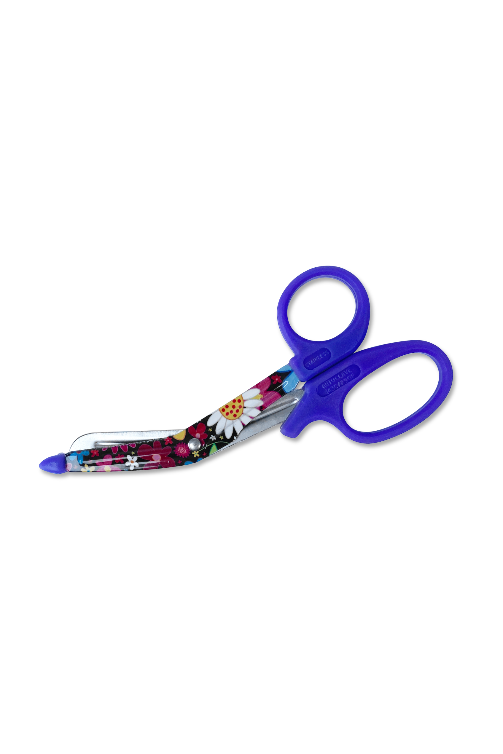 Clothes/bandage cutting scissors - Flowers-1