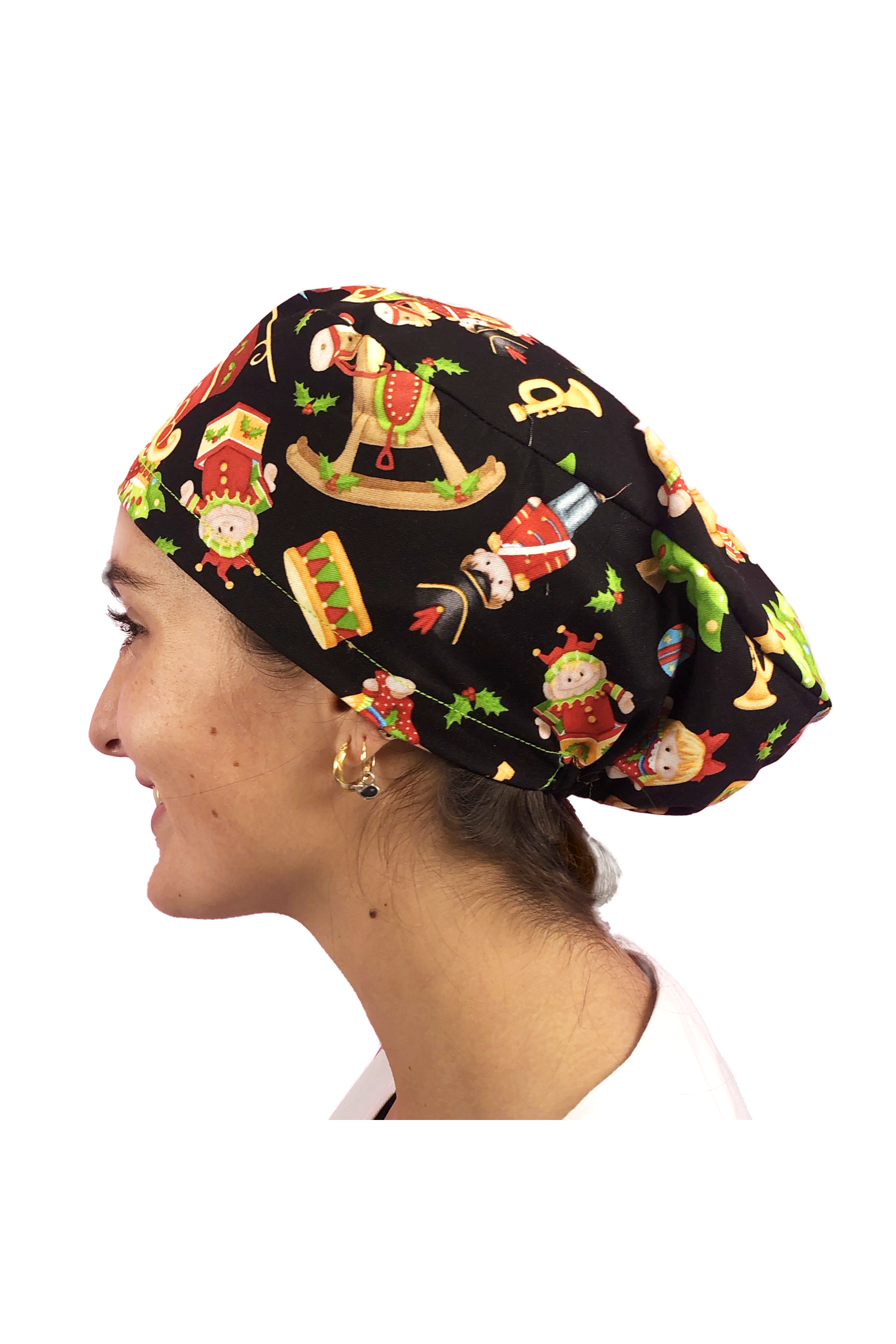Surgical cap for long hair - Printed -zoom-46