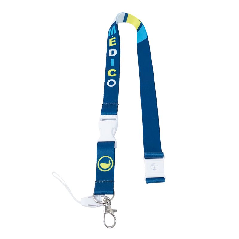 Lanyard multifunción Eighties - Médico/a-zoom-