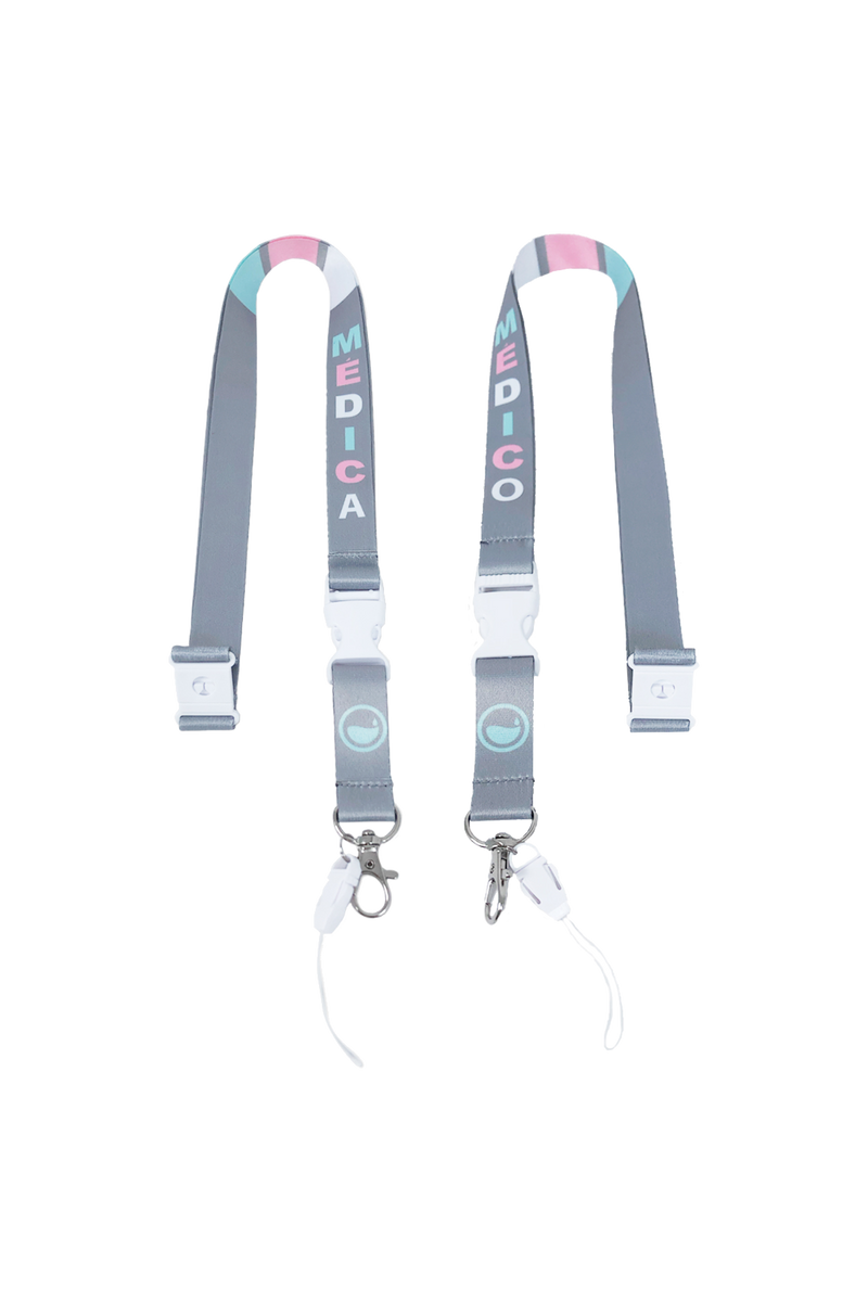 Lanyard multifunción Eighties - Médico/a-zoom-