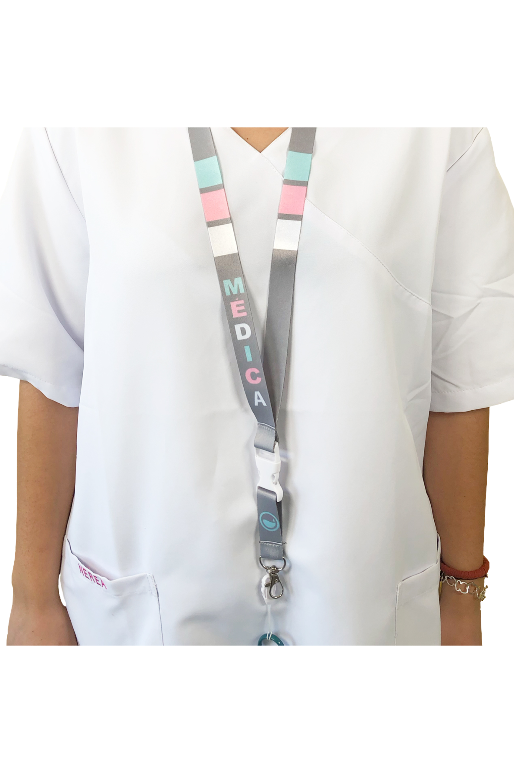 Lanyard multifunción Eighties - Médico/a-2