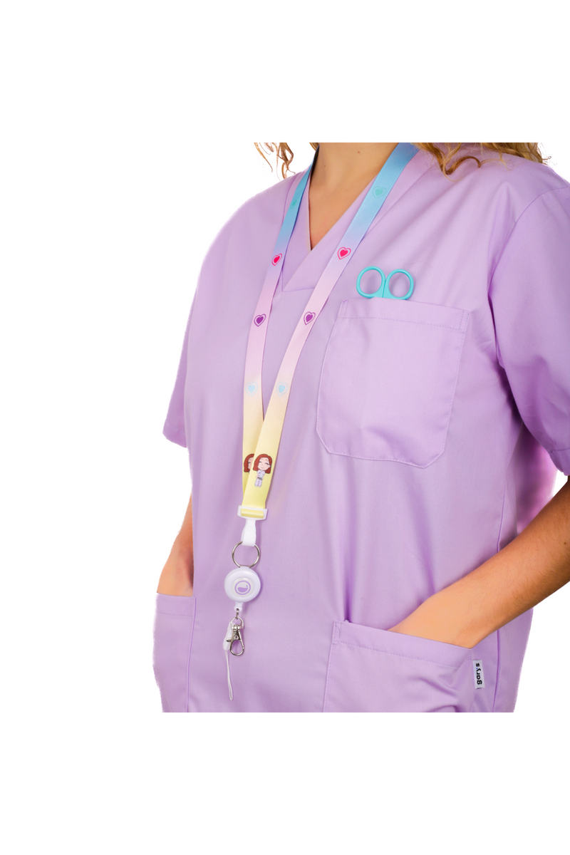 Multifunctional lanyard with retractable strap - Basic Colors -zoom-