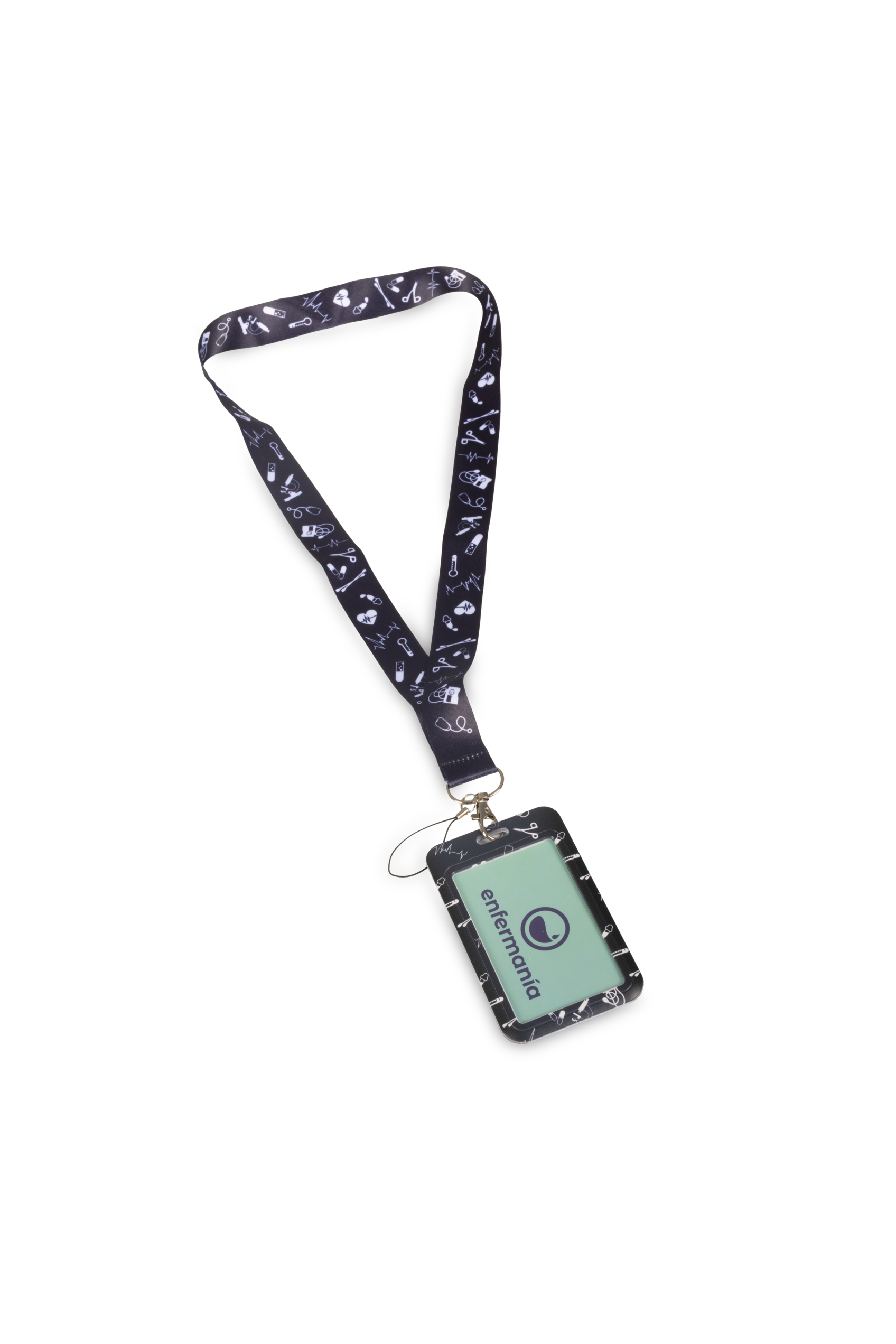 Lanyard con identificador - Black Collection-zoom-1
