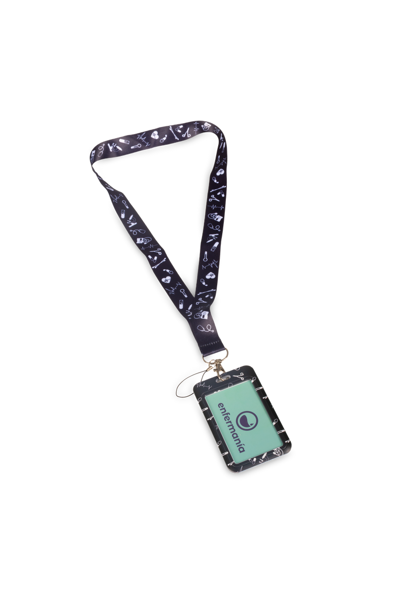 Lanyard con identificador - Black Collection-zoom-