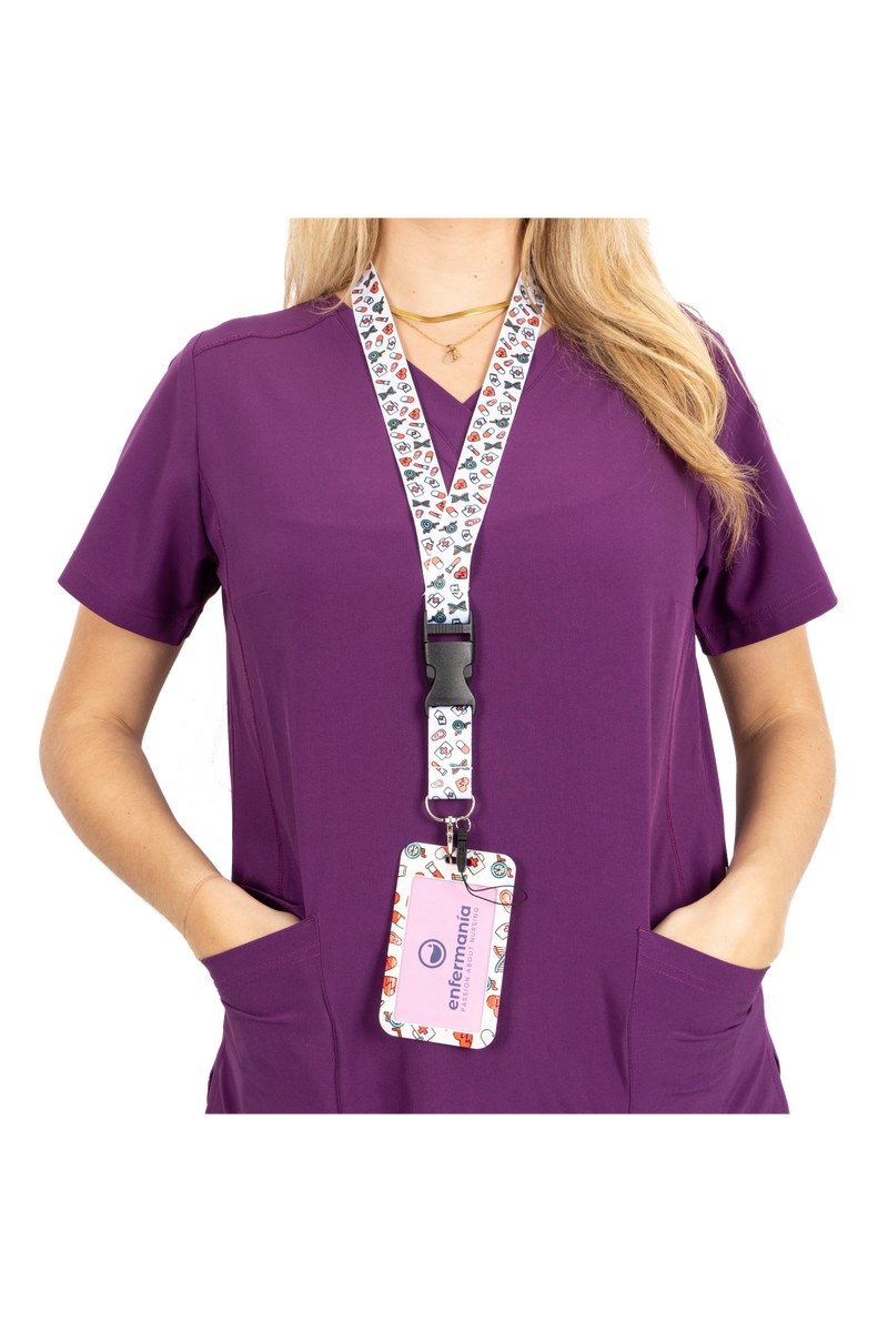Lanyard con identificador - Diferentes estampados-zoom-