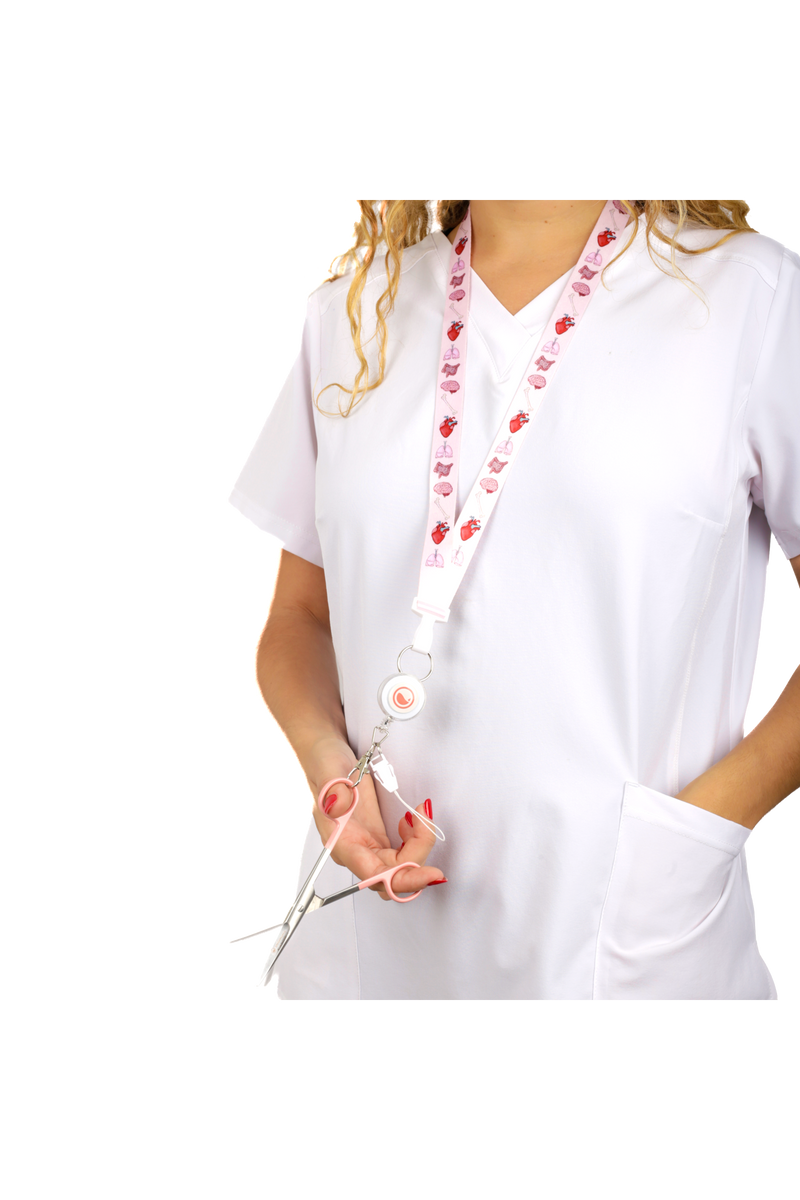 Lanyard multifunción con retráctil - Organs Collection-zoom-