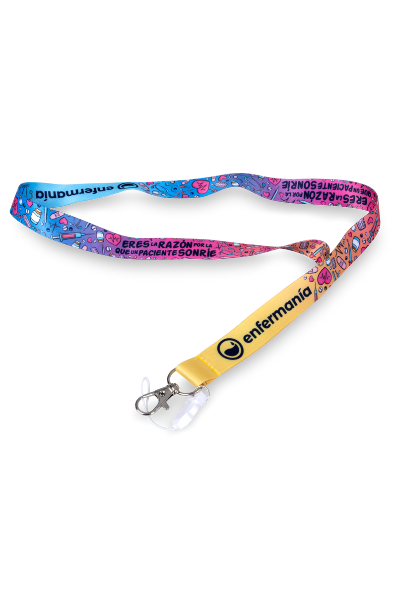 Enfermanía Lanyard - Colorful-zoom-