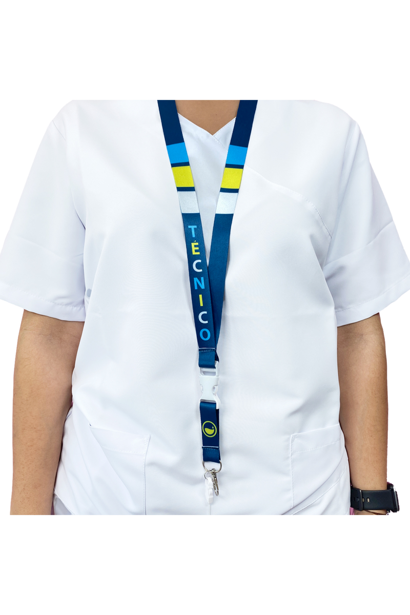 Lanyard multifunción Eighties - Técnico-zoom-