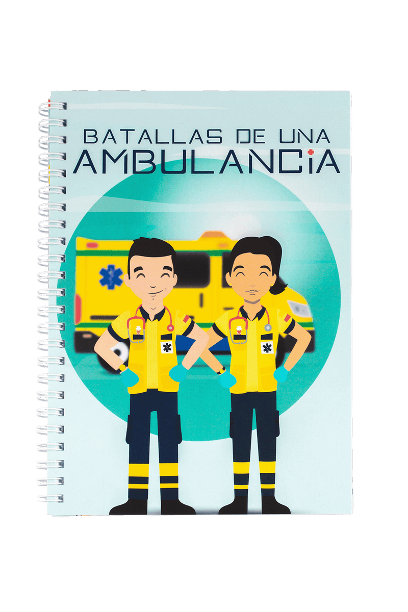 A5 Notebook - Battles of an Ambulance-zoom-