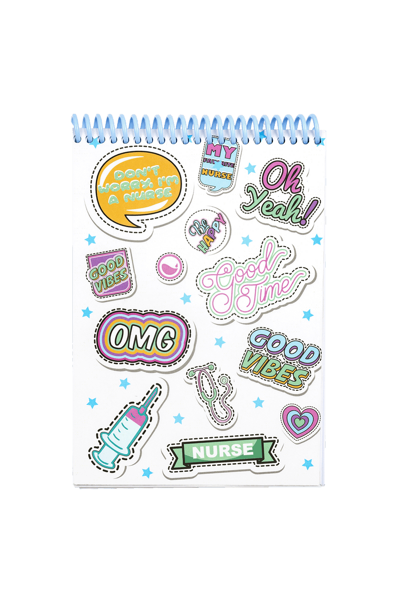 A6 Notebook - Stickers Collection-zoom-