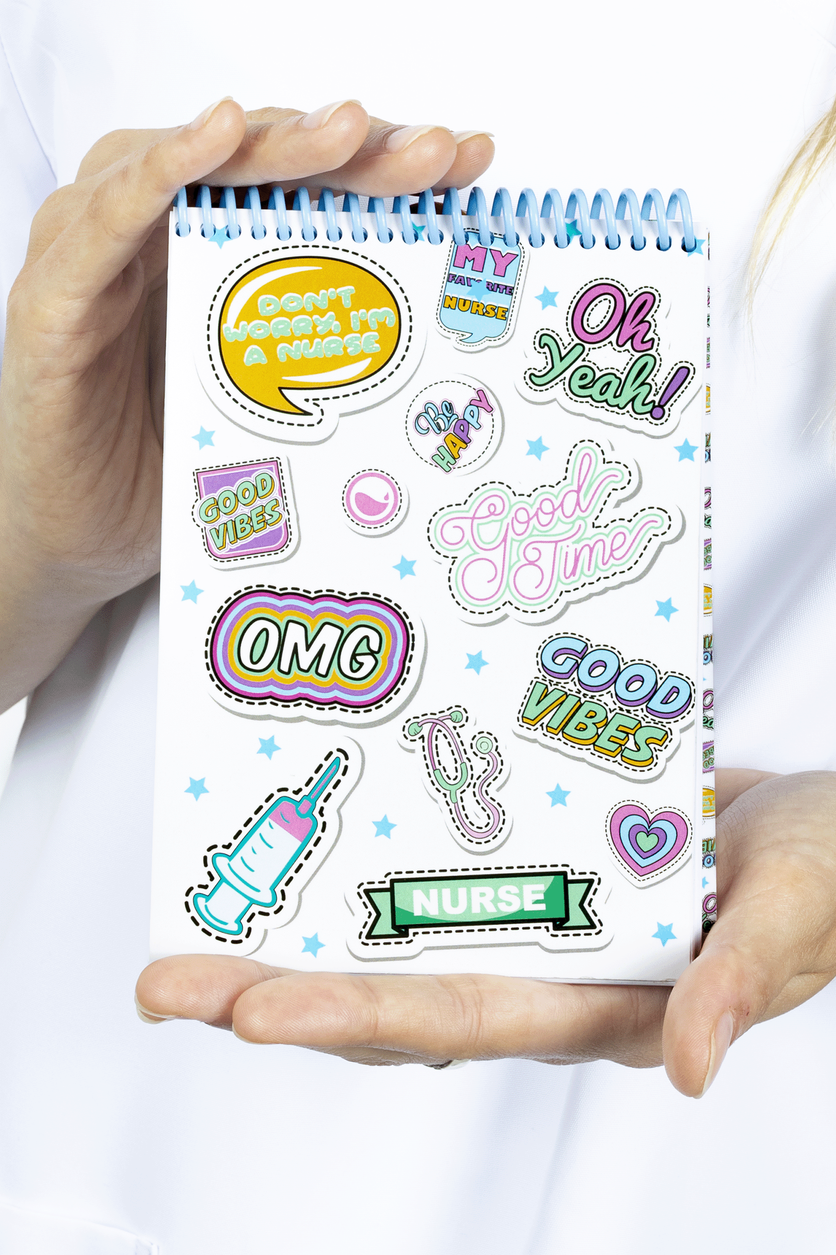 A6 Notebook - Stickers Collection-3