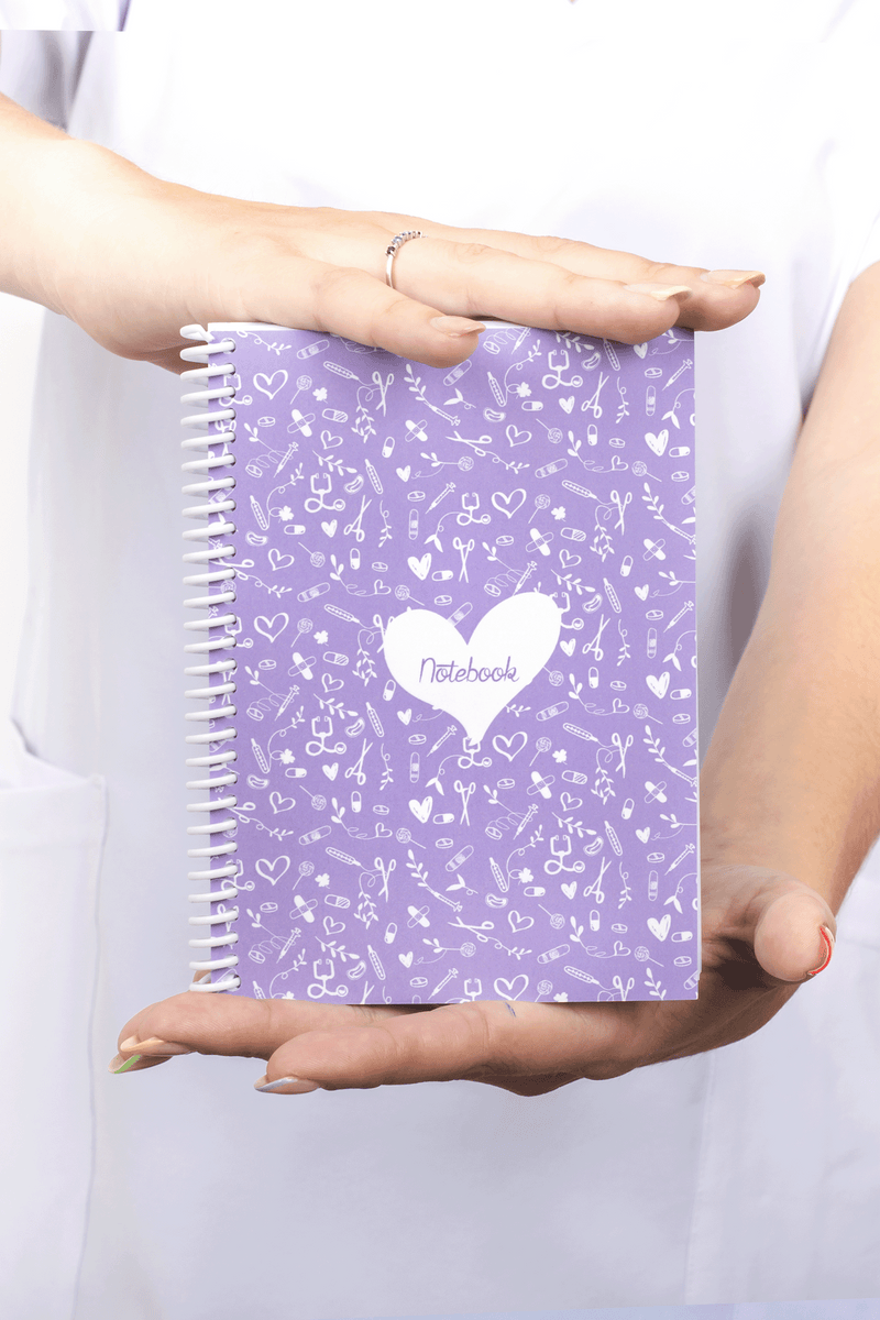 A6 Nurse Notebook - Sweet Lavender-zoom-
