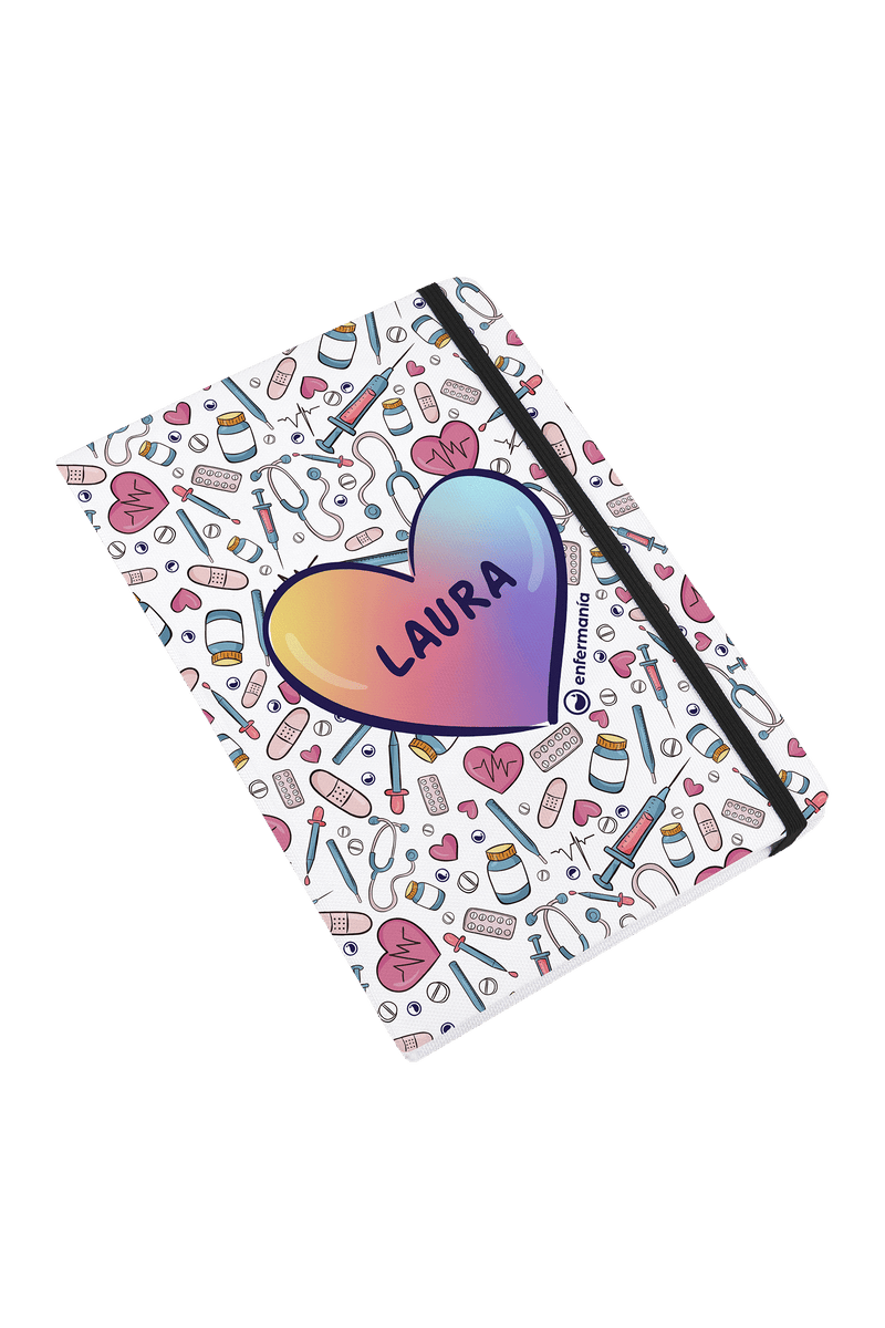 A5 notebook with black elastic band – Colorful Collection-zoom-