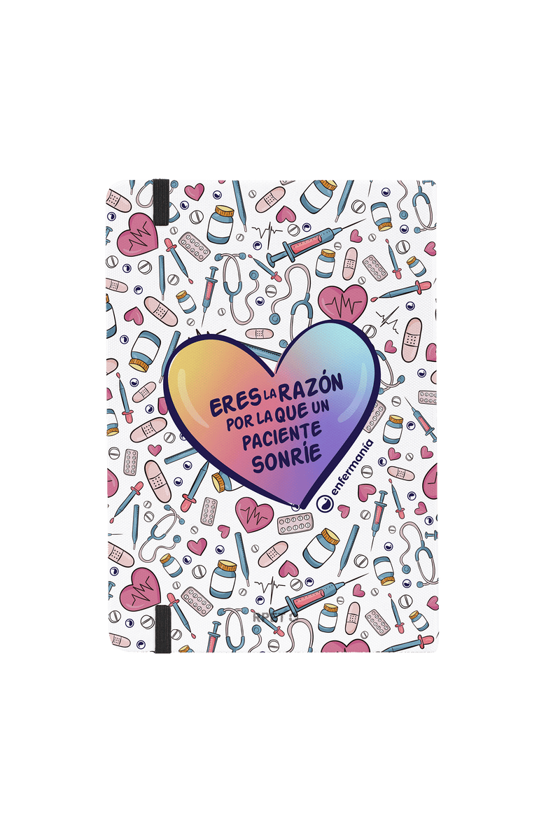 A5 notebook with black elastic band – Colorful Collection-zoom-