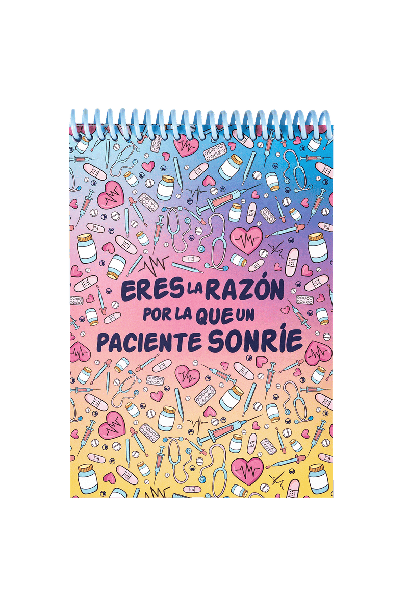 A6 Nursing Notebook - Colorful-zoom-