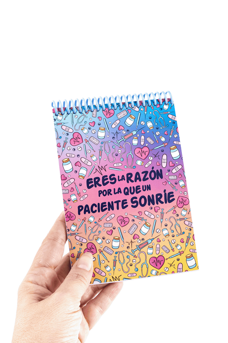 A6 Nursing Notebook - Colorful-zoom-