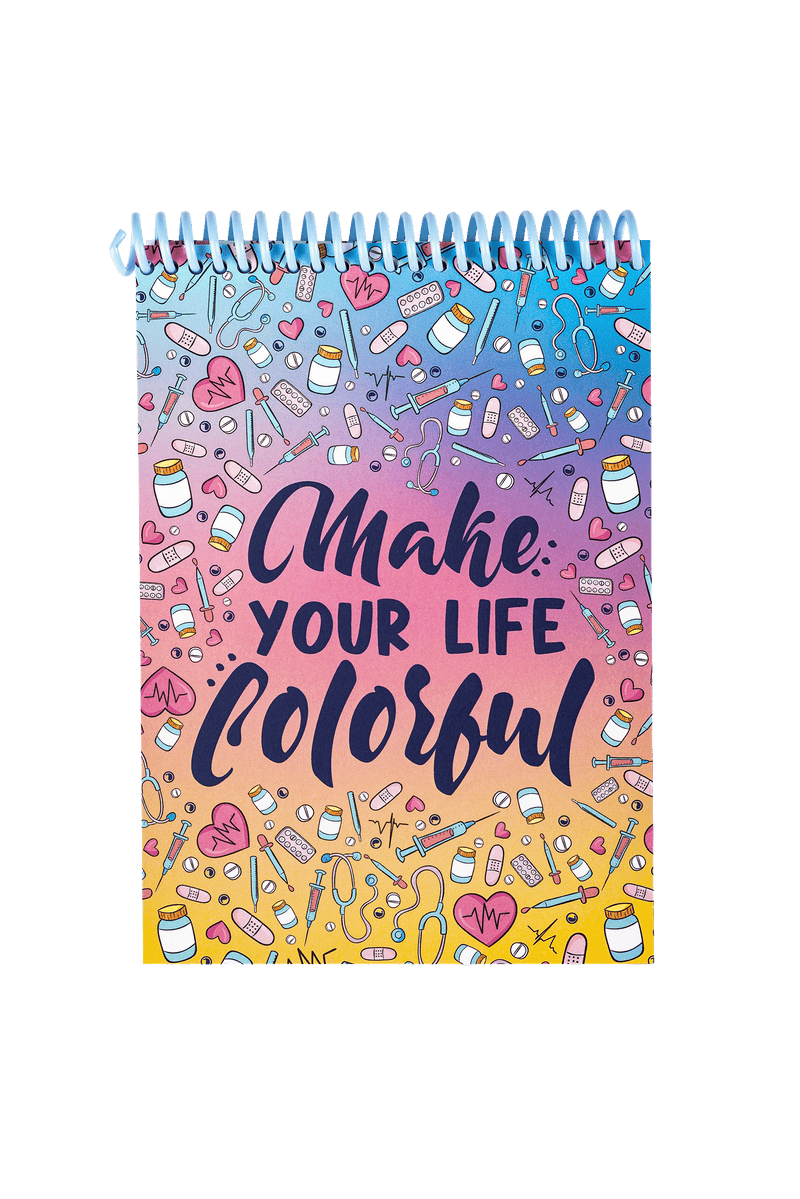 A6 Nursing Notebook - Make your life Colorful-zoom-