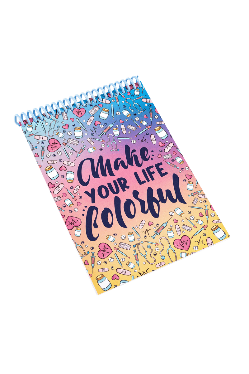 A6 Nursing Notebook - Make your life Colorful-zoom-