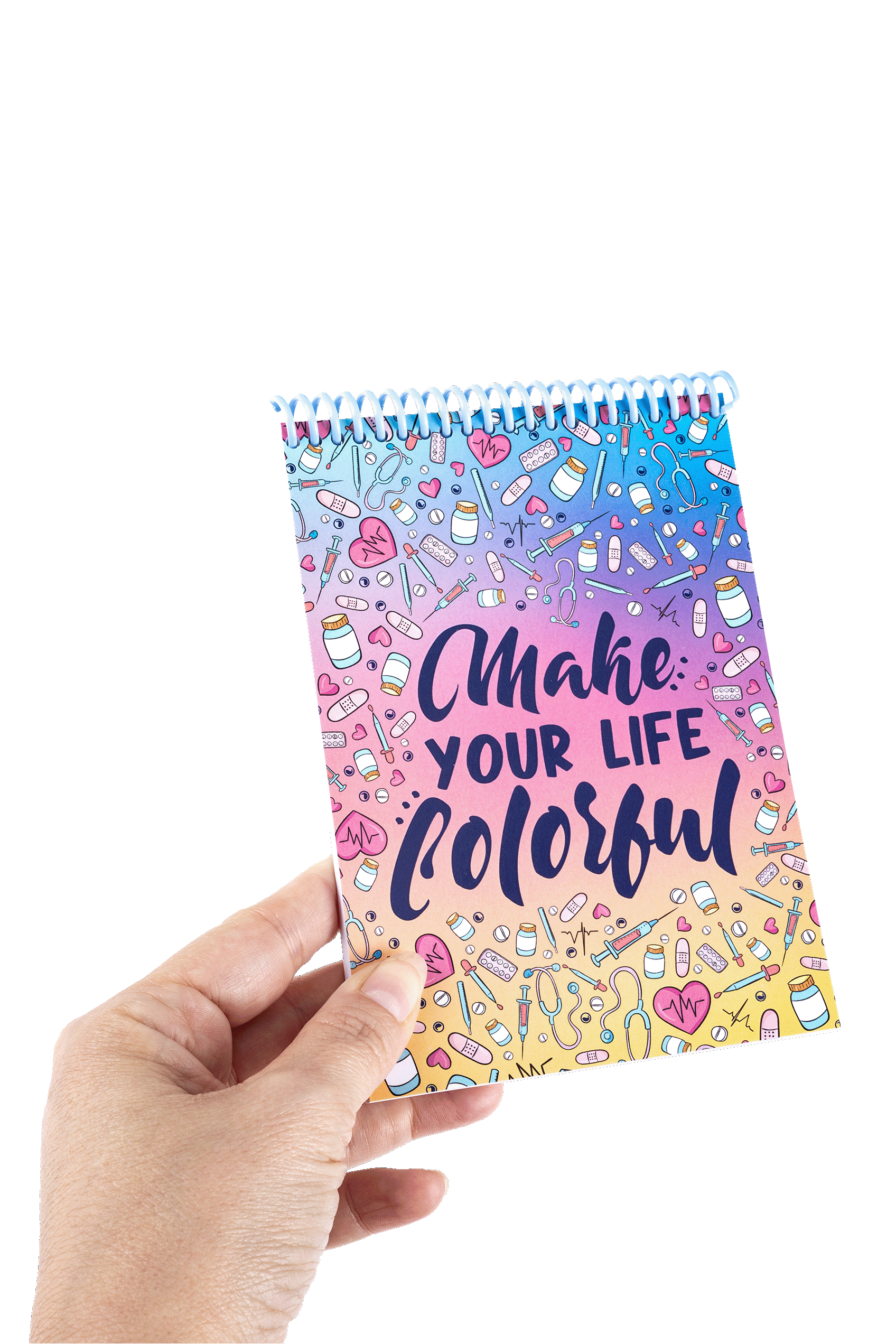 A6 Nursing Notebook - Make your life Colorful-zoom-3