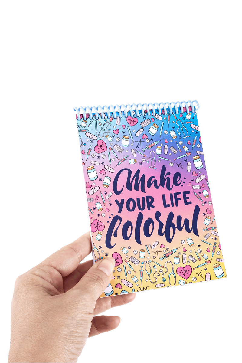 A6 Nursing Notebook - Make your life Colorful-zoom-