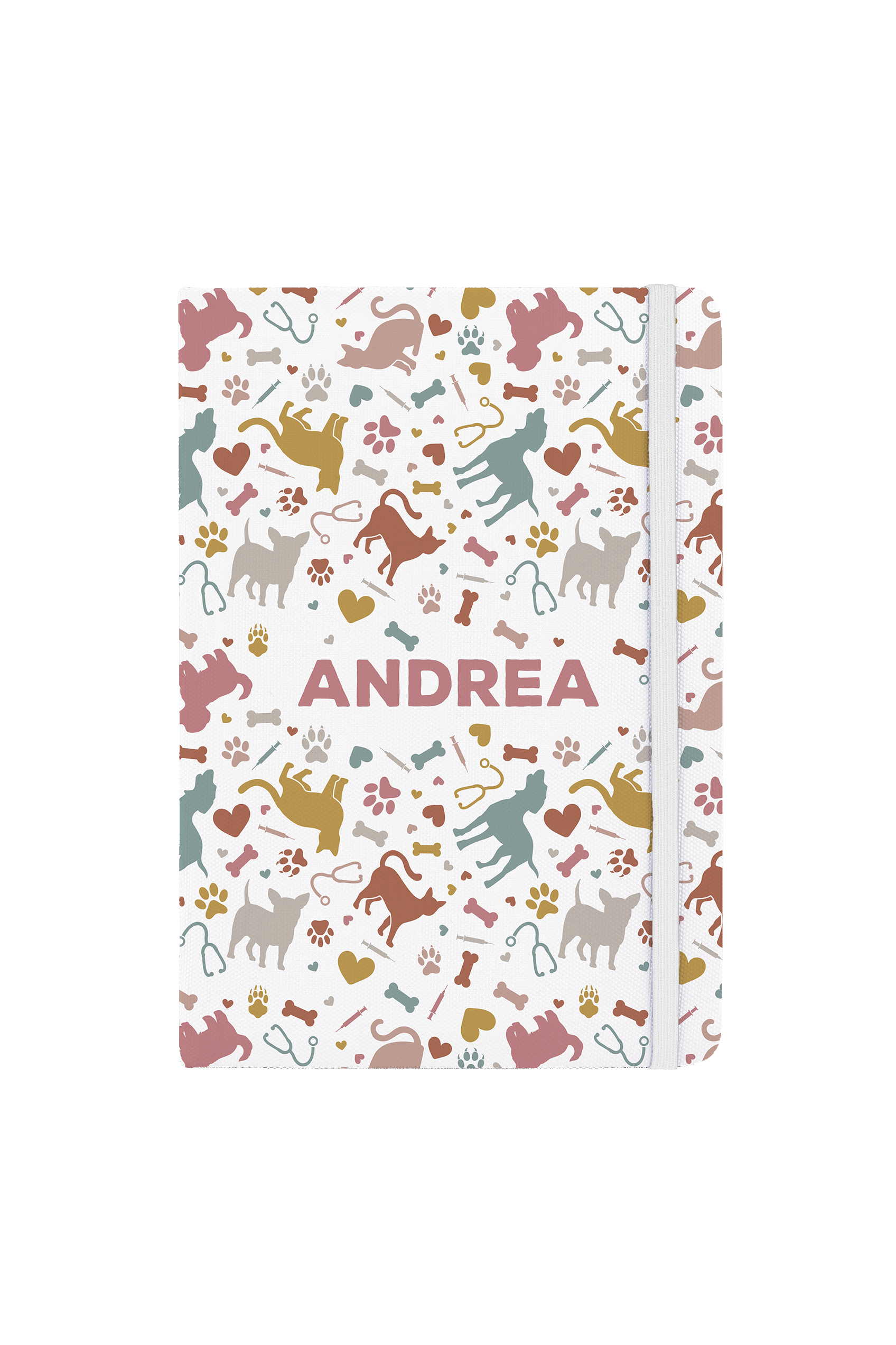 A5 notebook with white elastic band – Vets Collection-zoom-1