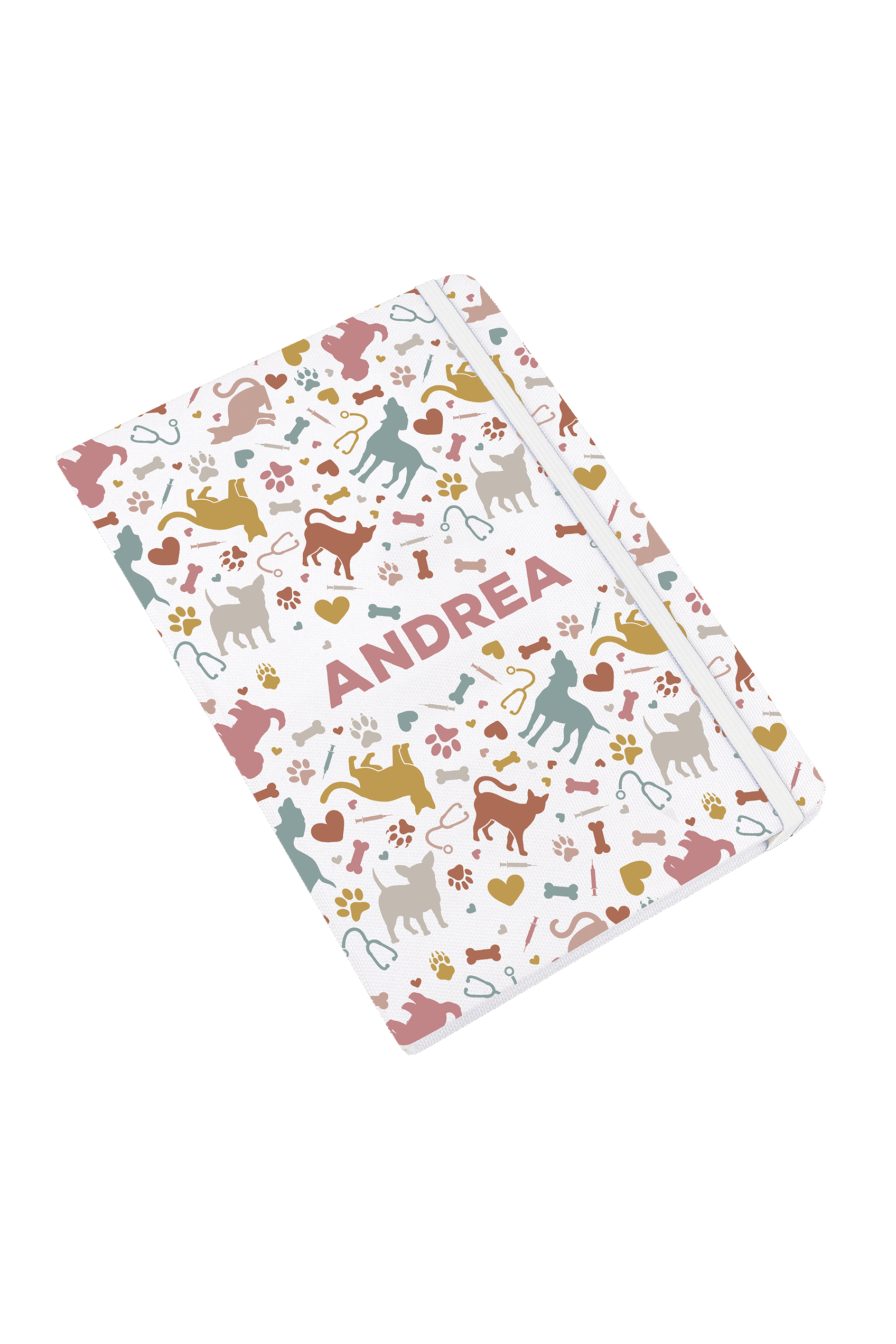 A5 notebook with white elastic band – Vets Collection-zoom-2