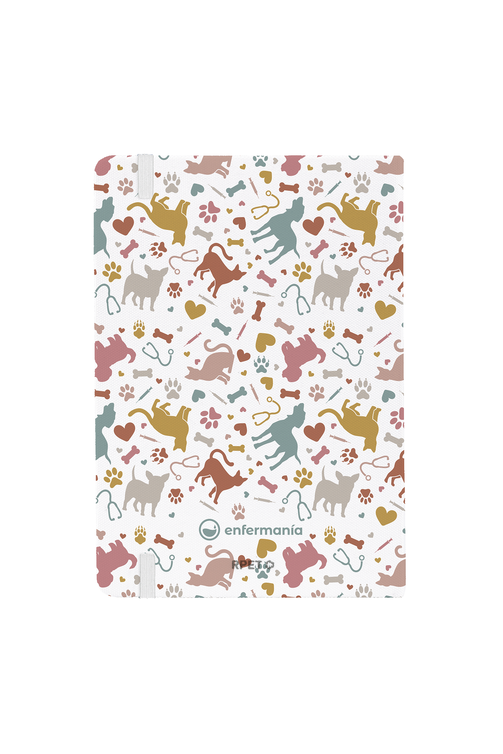 A5 notebook with white elastic band – Vets Collection-4