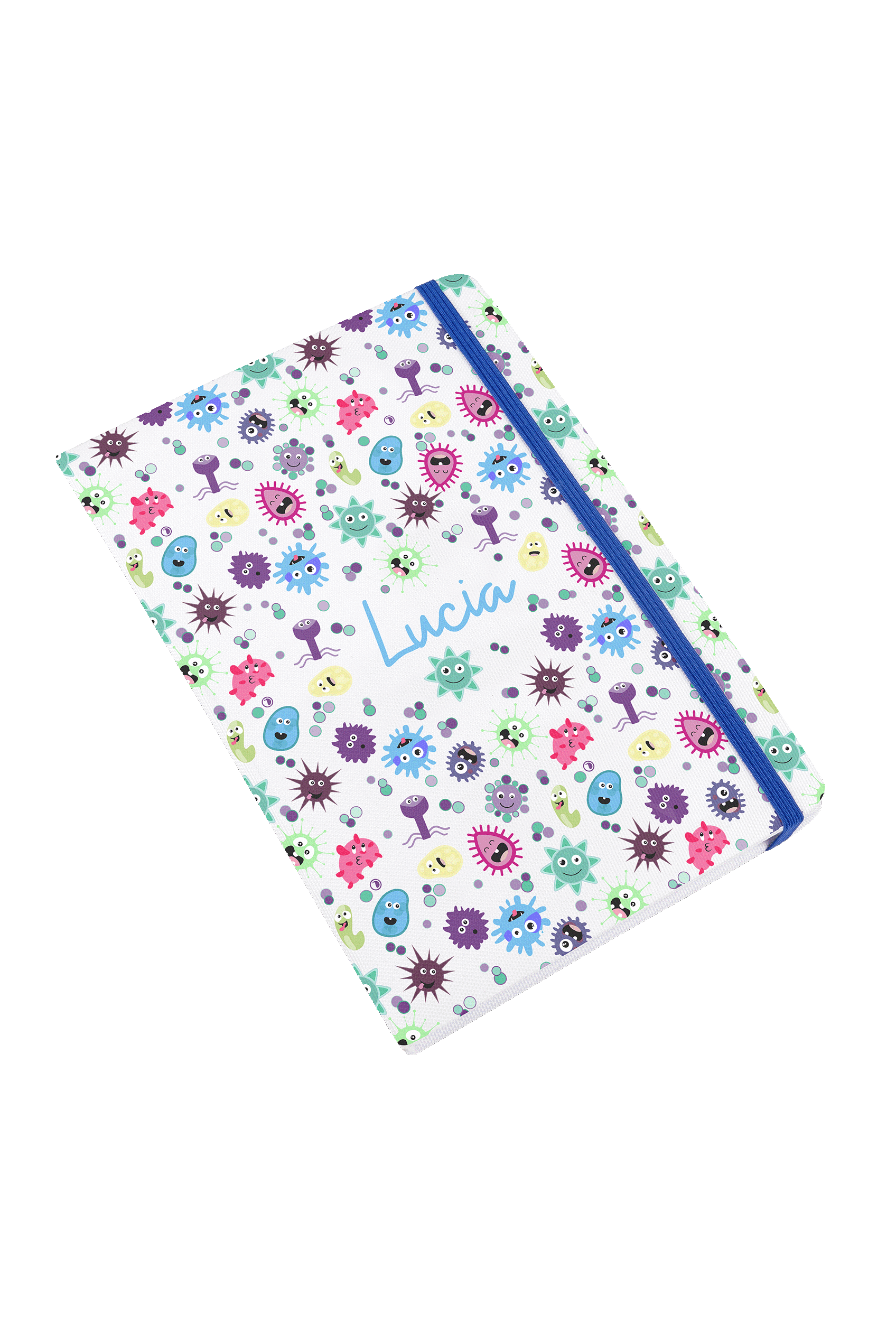A5 notebook with blue elastic band – Virus Collection-zoom-3