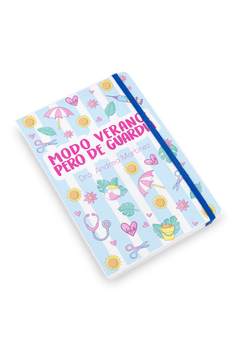 Detalle del diseño de la libreta A5 Colección Verano