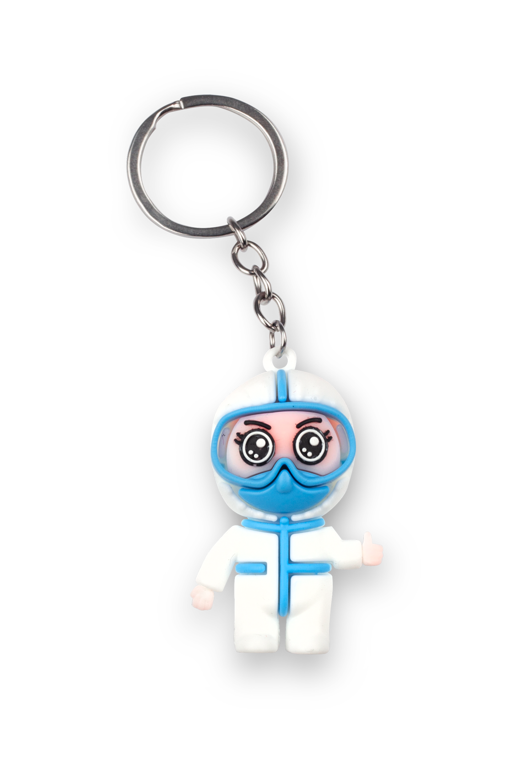 Sanitary keychain with PPE-zoom-1
