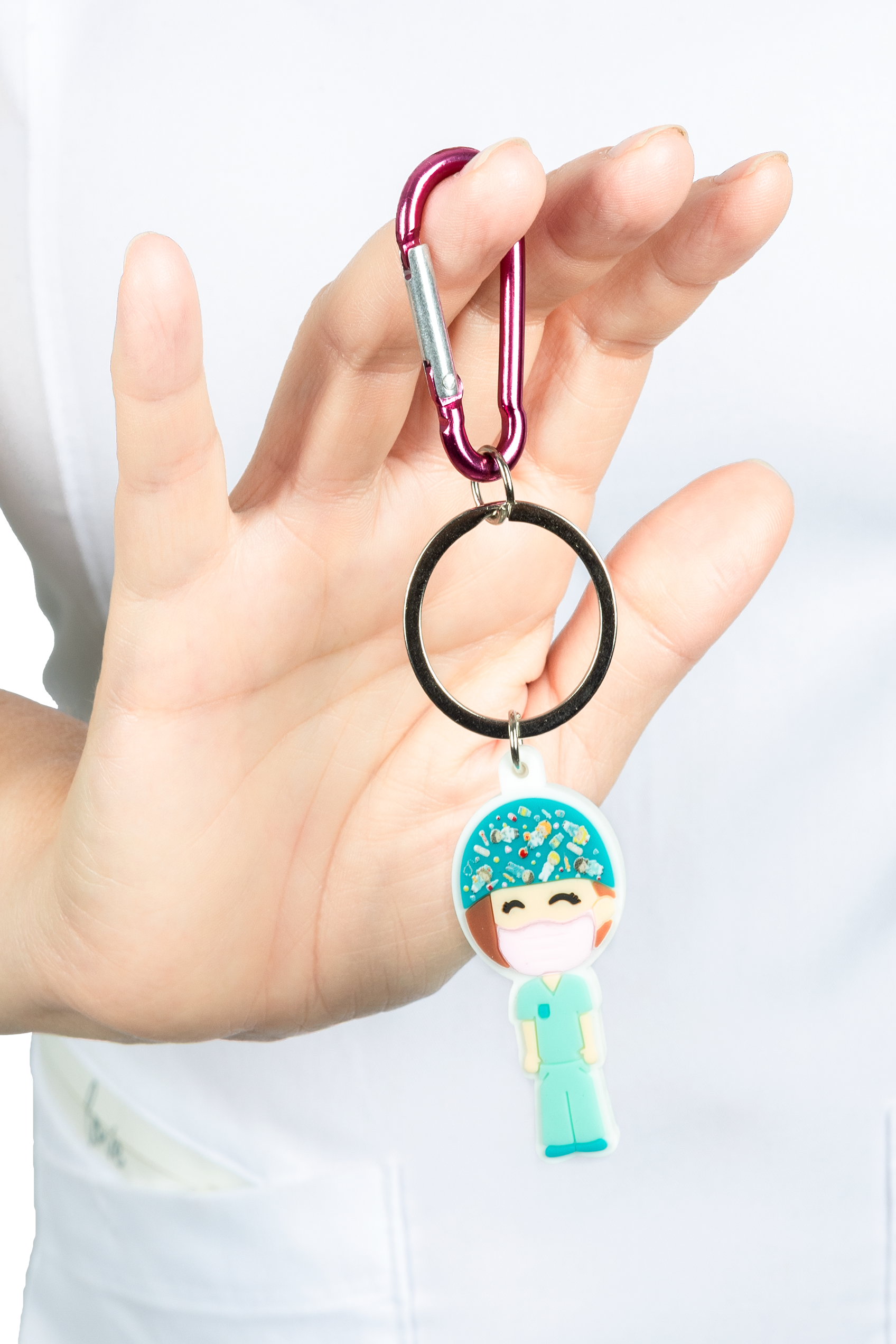 surgeon rubber keychain-zoom-3
