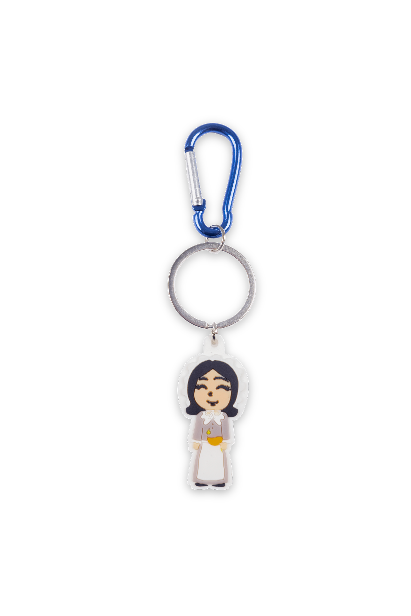 Nightingale rubber keychain