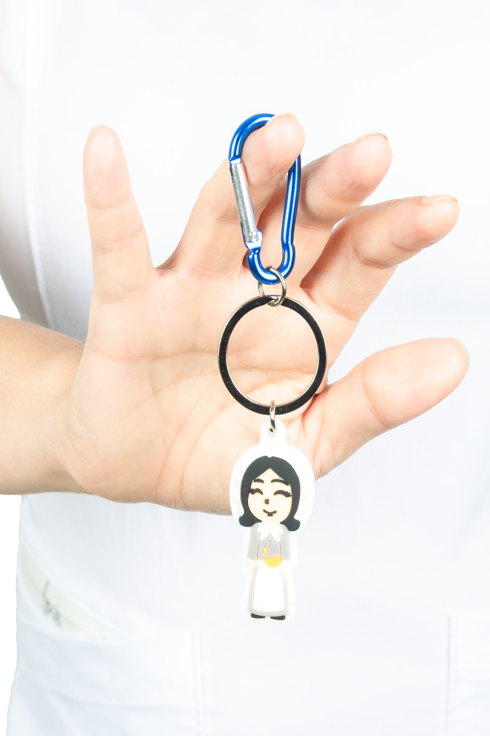 Nightingale rubber keychain-zoom-3