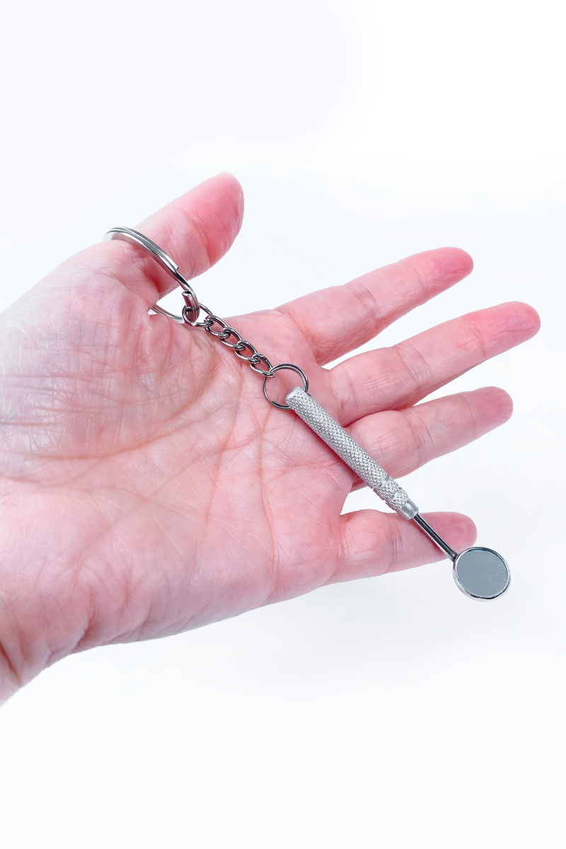 Miniature Keychain - Dental Mirror-zoom-