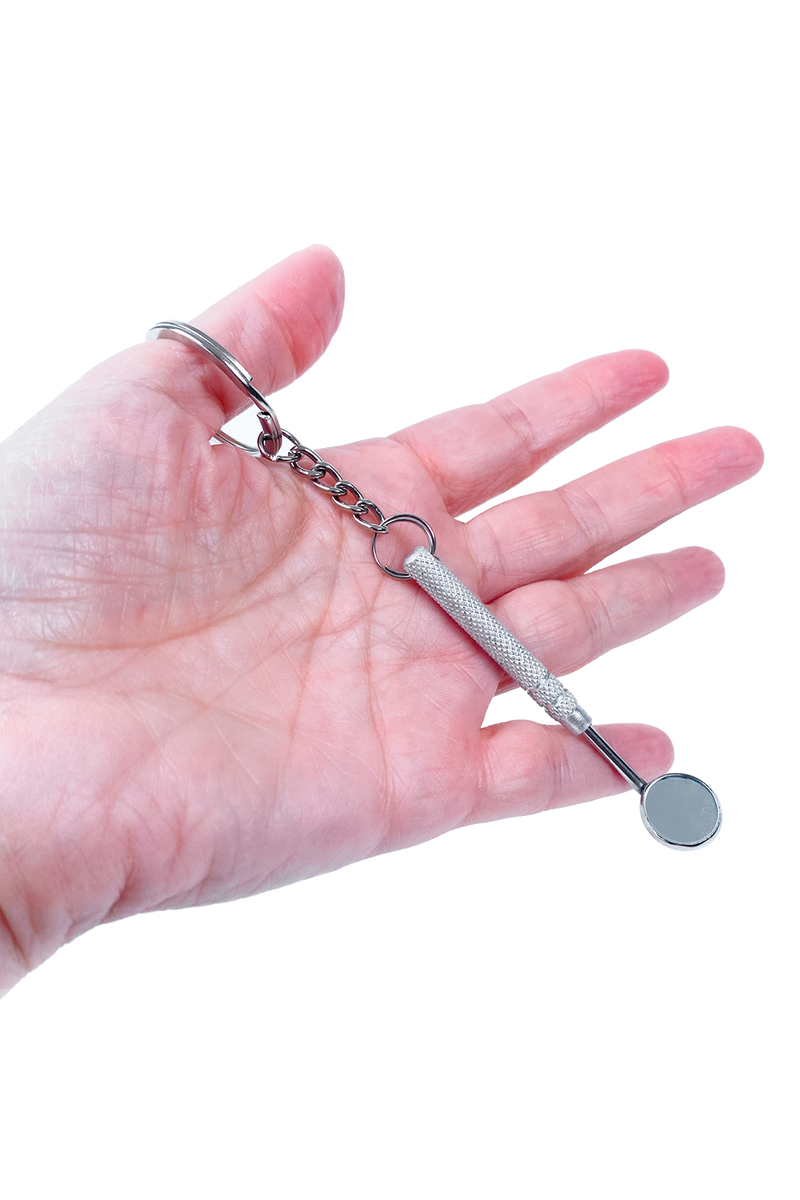 Miniature Keychain - Dental Mirror-zoom-