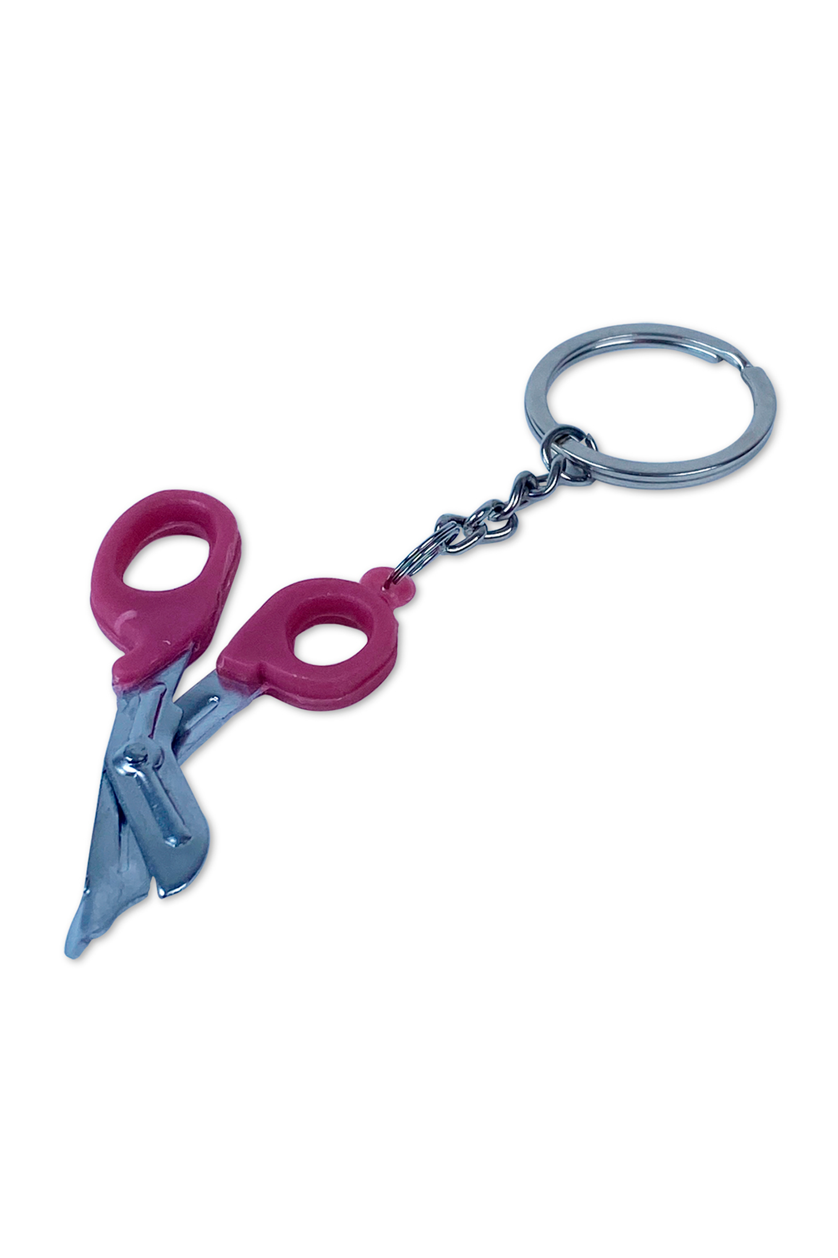 Metal keychain EMS scissors-zoom-3
