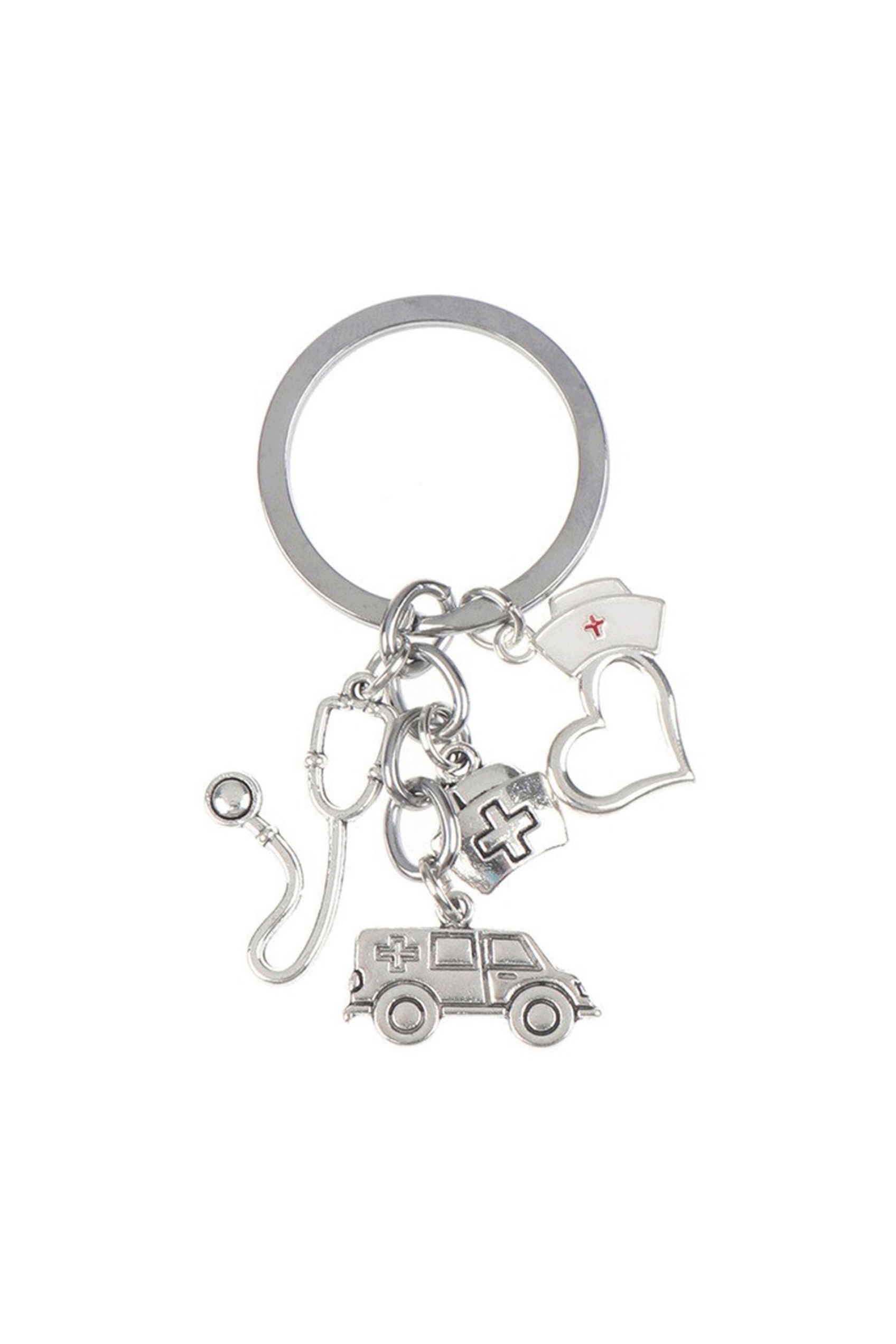 Keychain with charms - ambulance-1