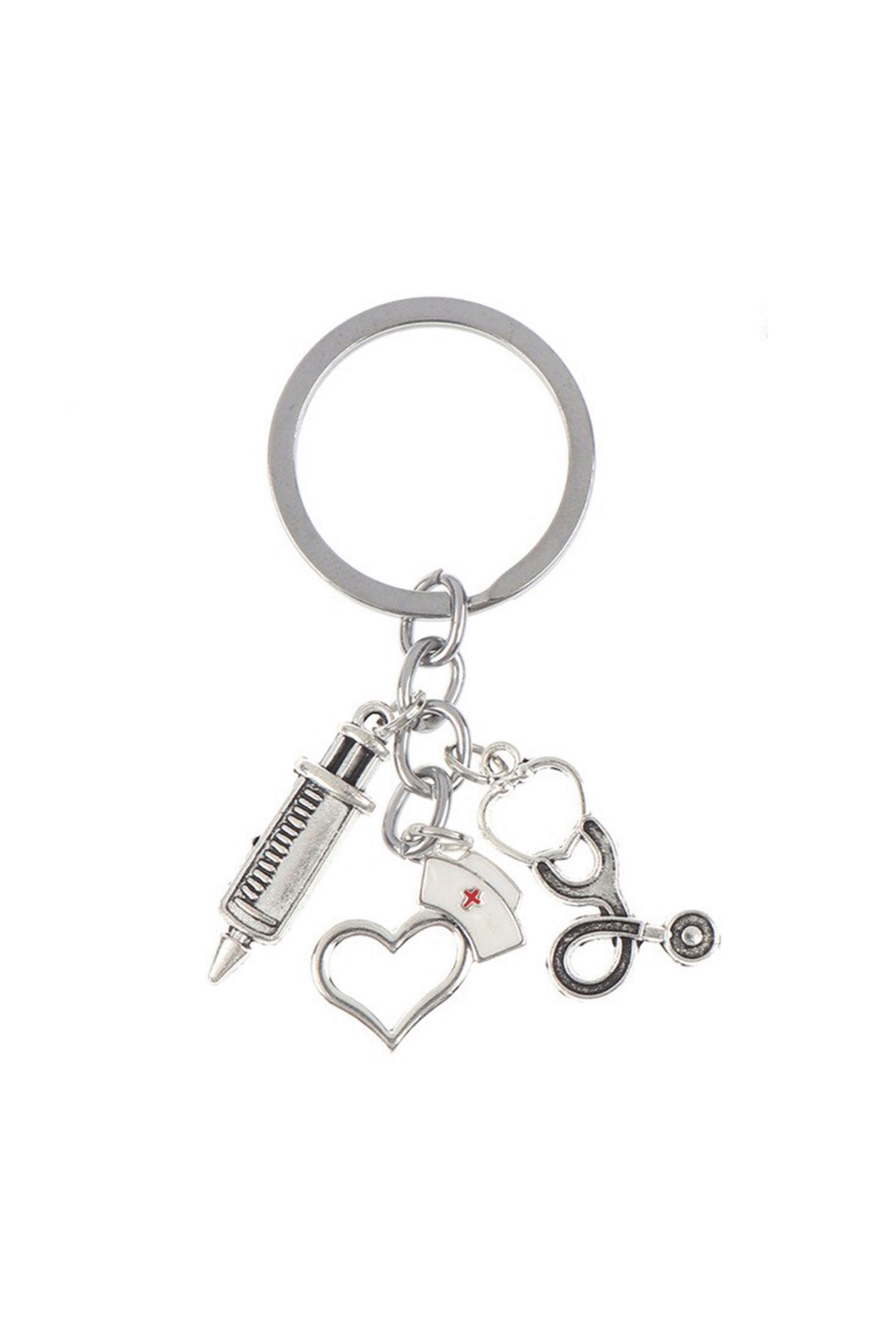 Keychain with Charms - Syringe-1