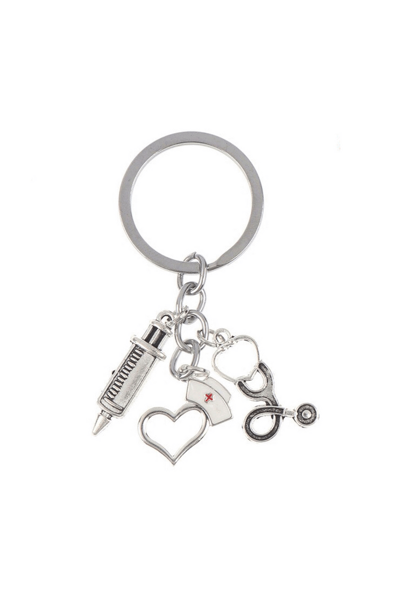 Keychain with Charms - Syringe-zoom-
