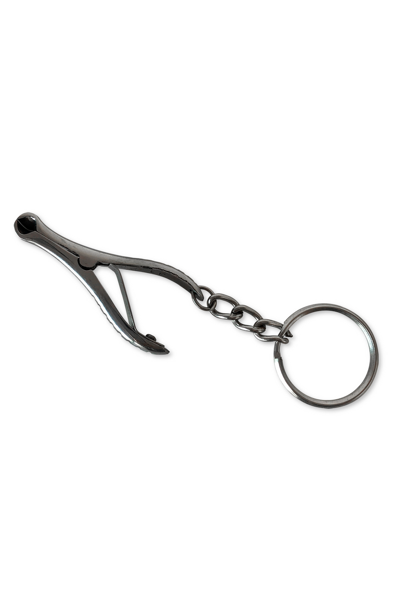 Metal Nasal Speculum Keychain-zoom-