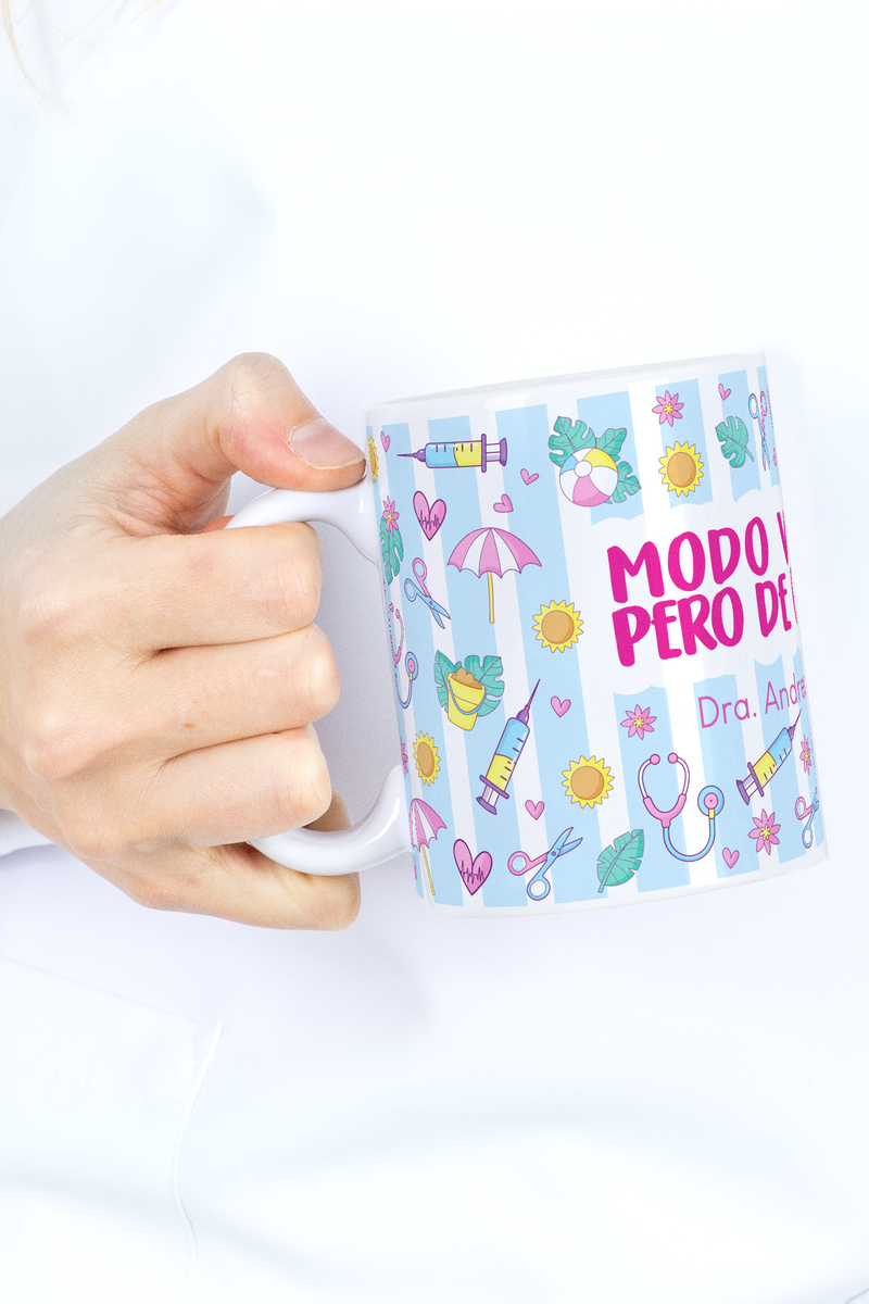 Caneca de cerâmica - Coleção de Verão-zoom-