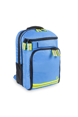 Emergency backpack with reflective strips - Blue