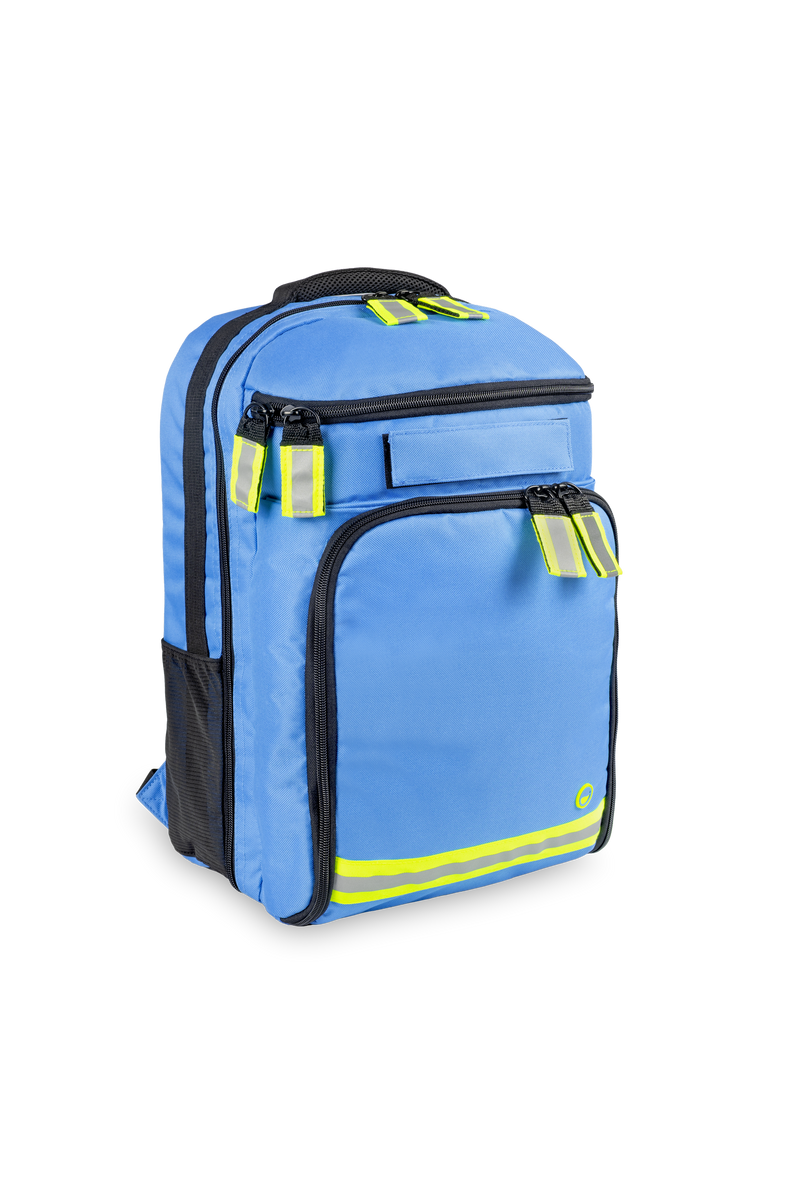 Emergency backpack with reflective strips - Blue-zoom-